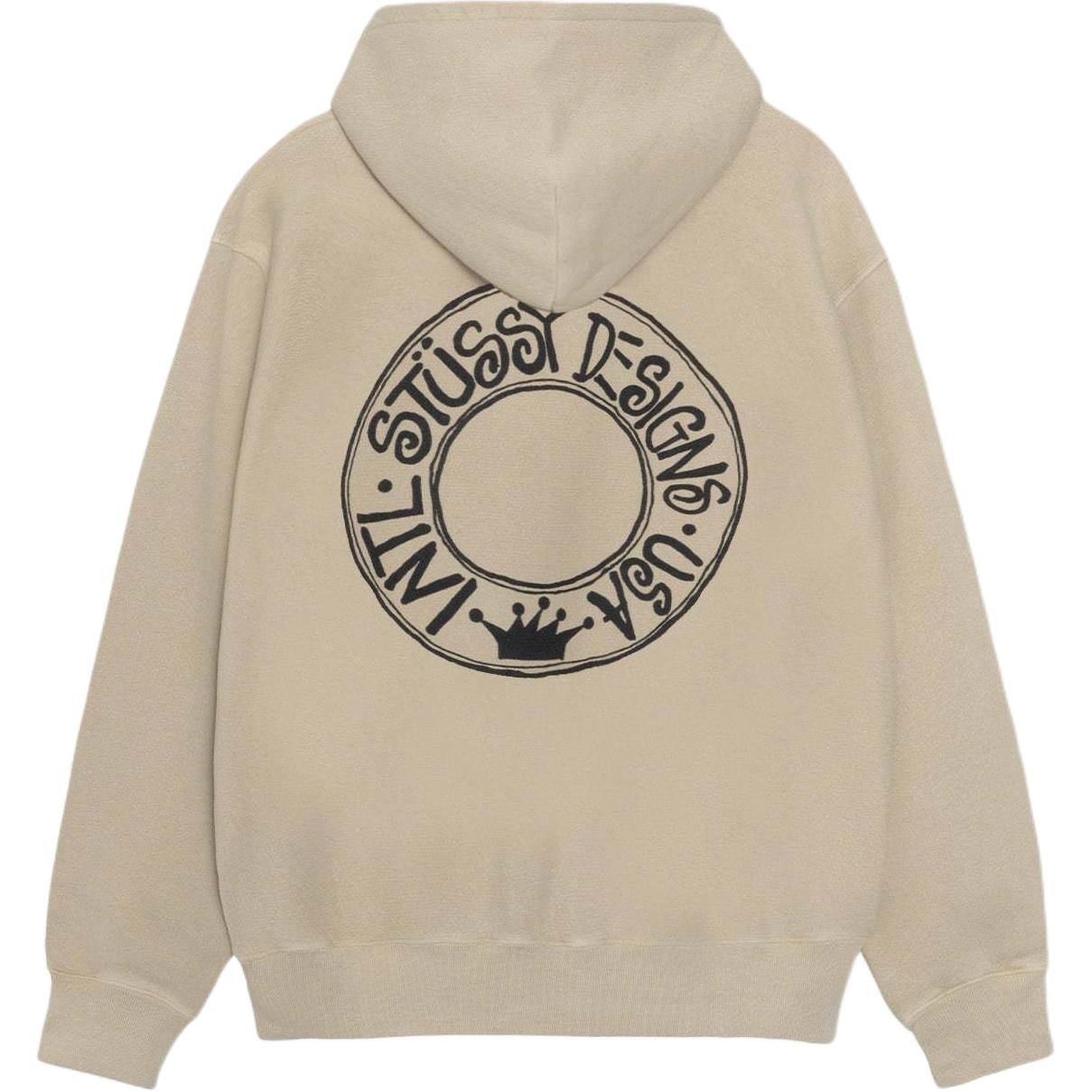 Свитшот унисекс из осенней серии 2024 года Stussy, хаки — фото 3