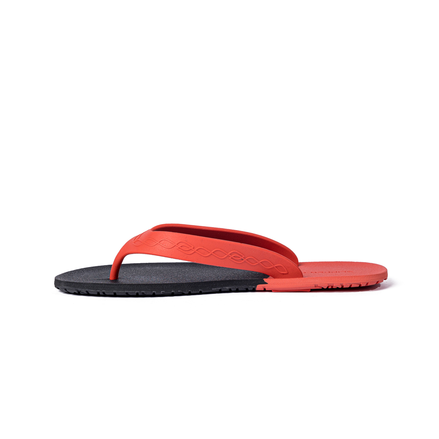 

SLIPPER DAY Тонкие шлепанцы унисекс черно-красные, цвет Black Red