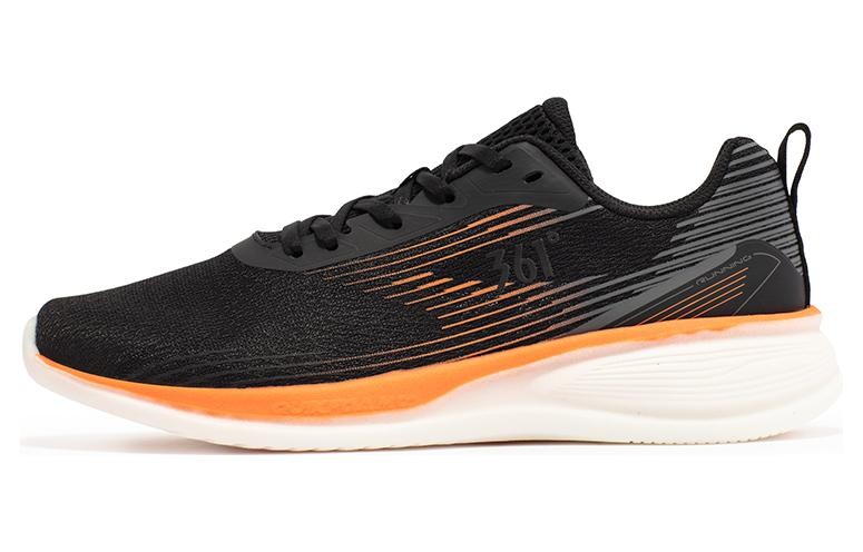 

Кроссовки мужские низкие Obsidian Black/Vermilion Orange 361°