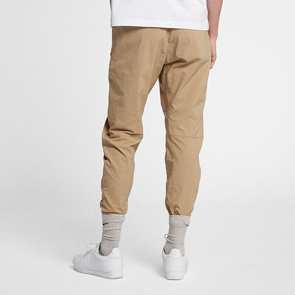 Брюки small logo pattern woven athleisure casual sports long pants khaki Nike, хаки — фото 4