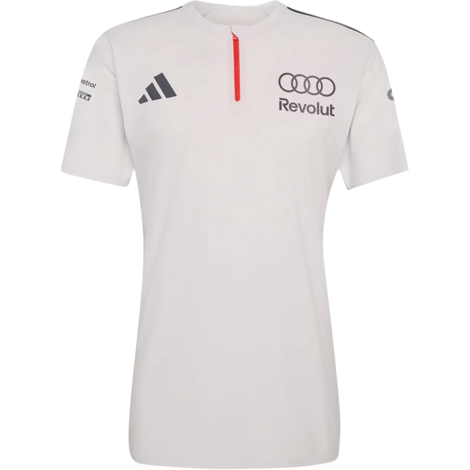 Футболка Audi TEAM мужская Adidas, Chalk Pearl/Iron Gray