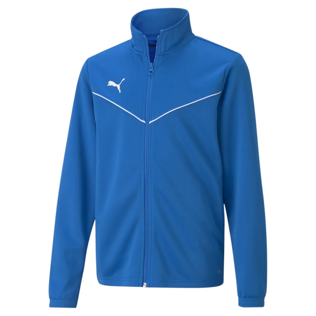 

Куртка PUMA тренировочная "TEAMRISE TRAINING POLY JACKET JR", без капюшона, синий