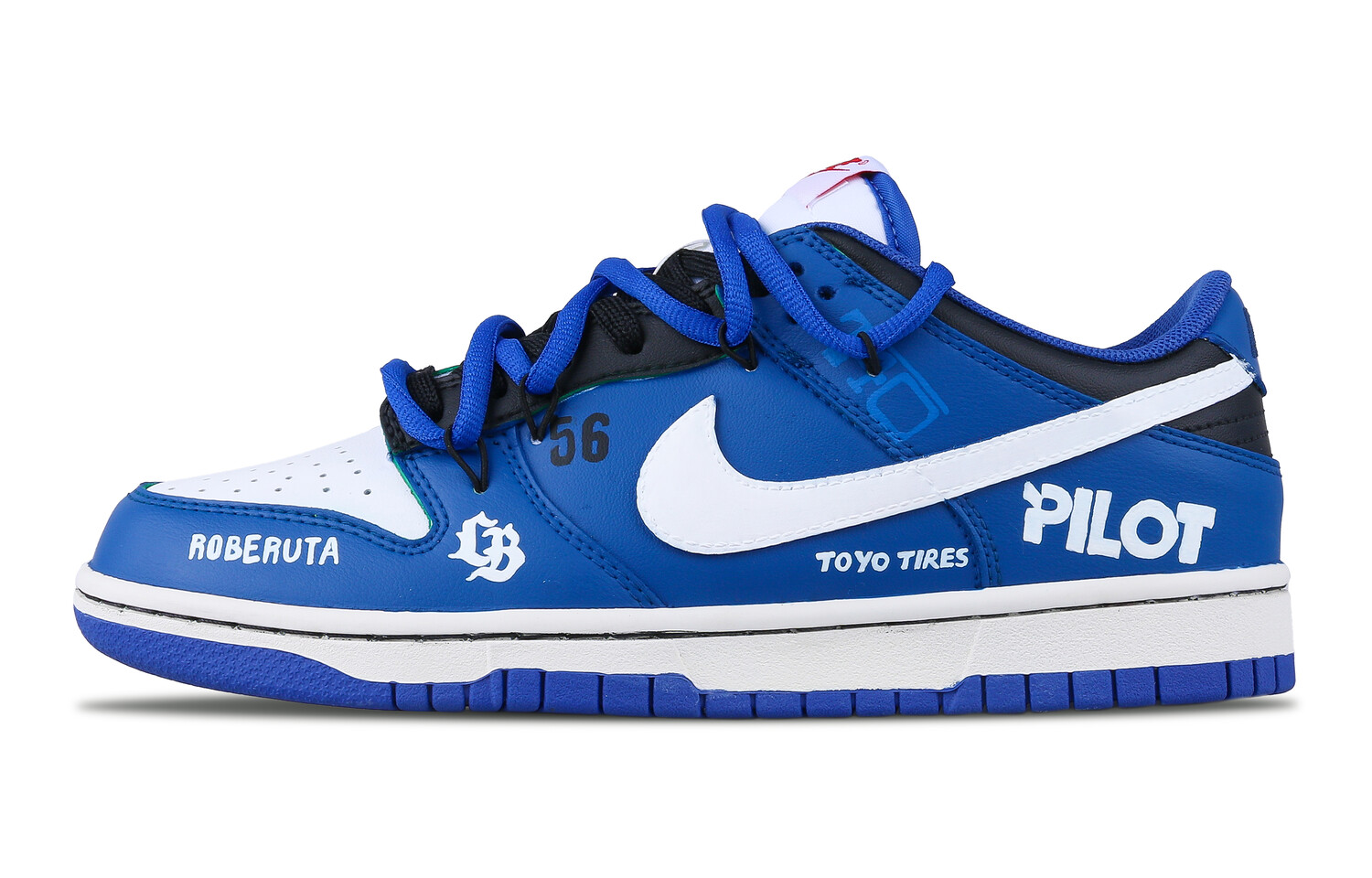 

Кроссовки для скейтбординга Dunk унисекс с низким верхом синего/белого/черного цвета Nike, Черный, Кроссовки для скейтбординга Dunk унисекс с низким верхом синего/белого/черного цвета Nike