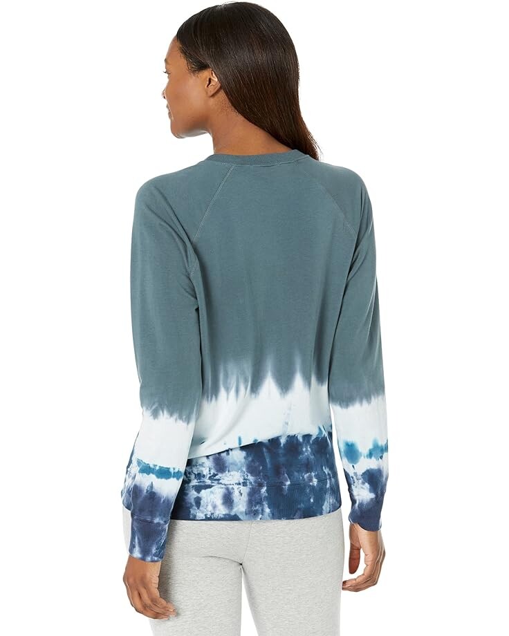 

Толстовка Mod-o-doc Tie-Dye Cotton Modal Spandex Terry Long Sleeve Slouchy Sweatshirt, цвет Remote Gray