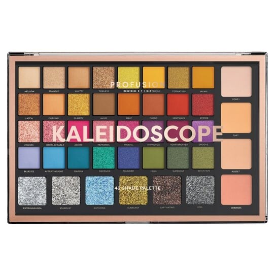 

Палетка из 42 теней для век. Profusion, Kaleidscope Eyeshadow Palette, разноцветный