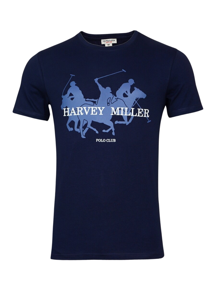 

Классическая футболка HARVEY MILLER Shirt, темно-синий