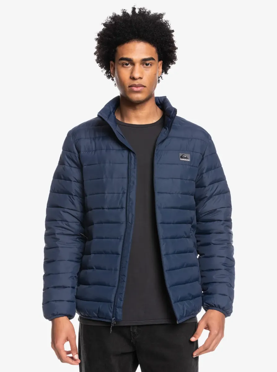 

Пуховик Quiksilver "Чешуйчатый", синий