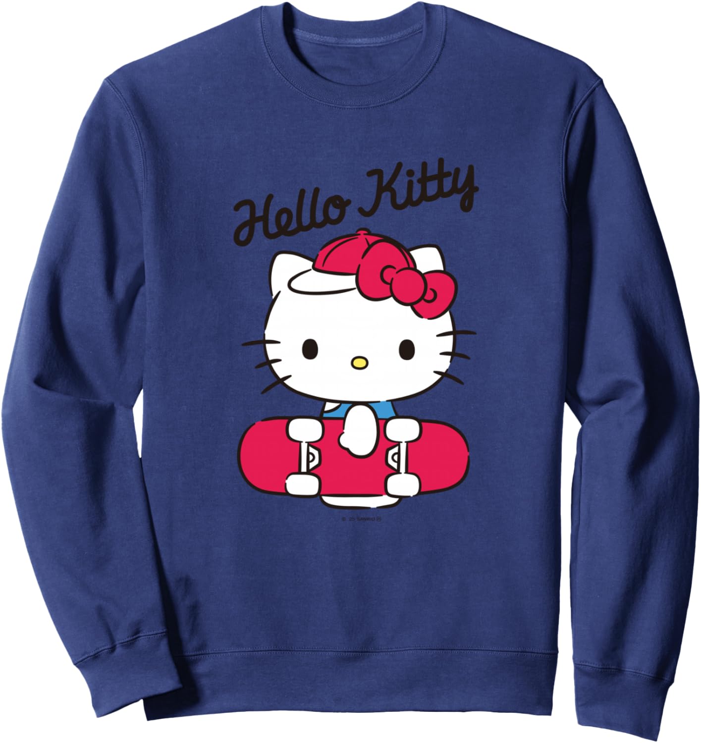 

Толстовка Hello Kitty SK8 for life Standing Sanrio (Watanabe), темно-синий