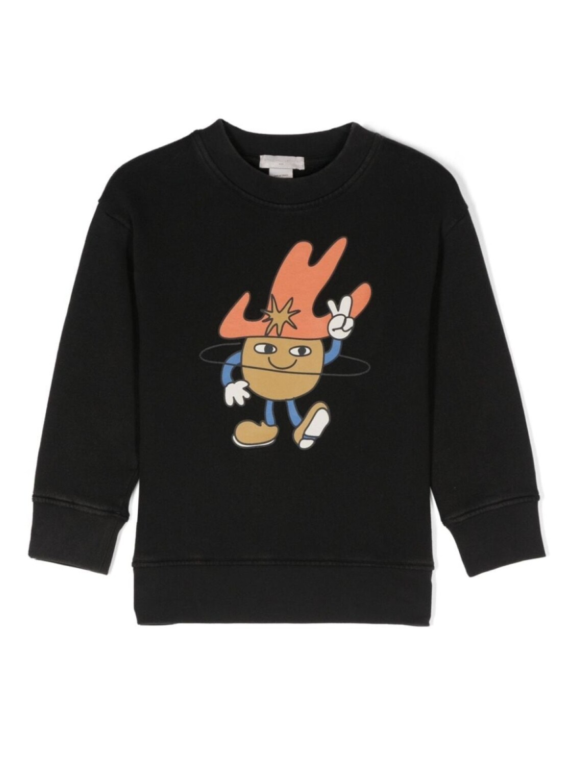 

Stella McCartney Kids толстовка с принтом «Космический ковбой», черный