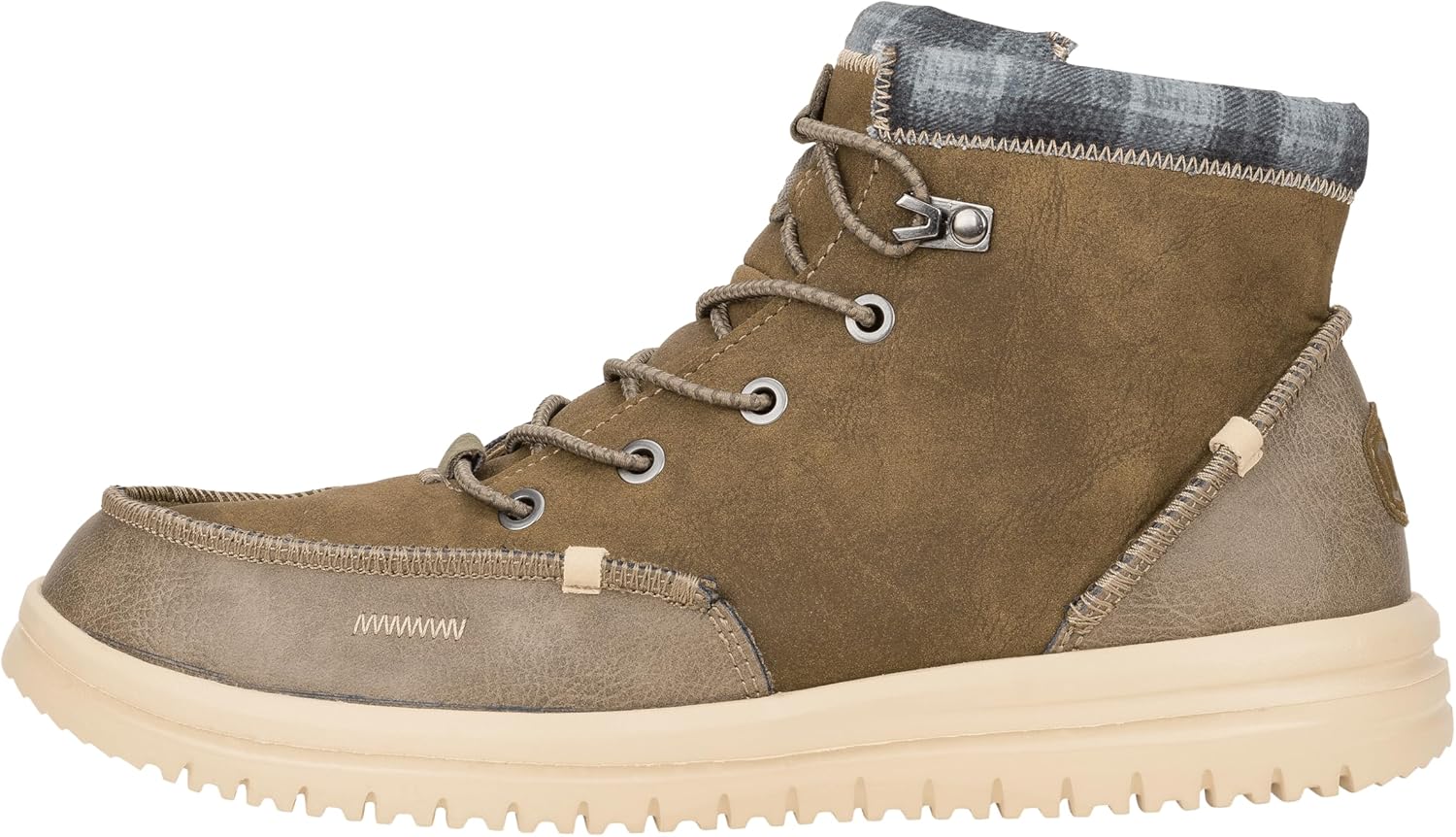 

Мужские классические ботинки HEYDUDE Bradley, Легкие водоотталкивающие мужские ботинки на каждый день, Walnut