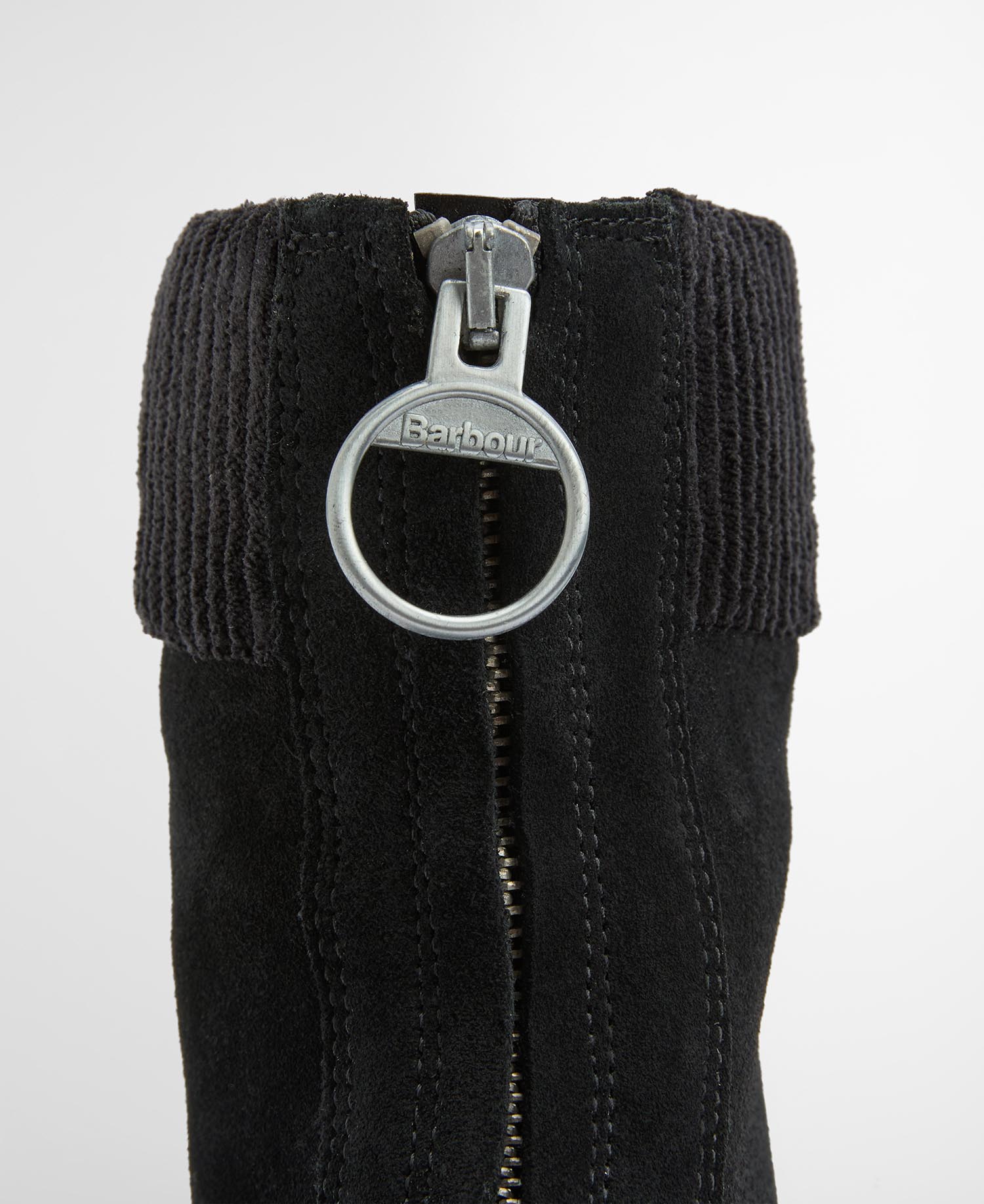 Ботинки Barbour Imelda Zip-Front Ankle, Black Suede — фото 4