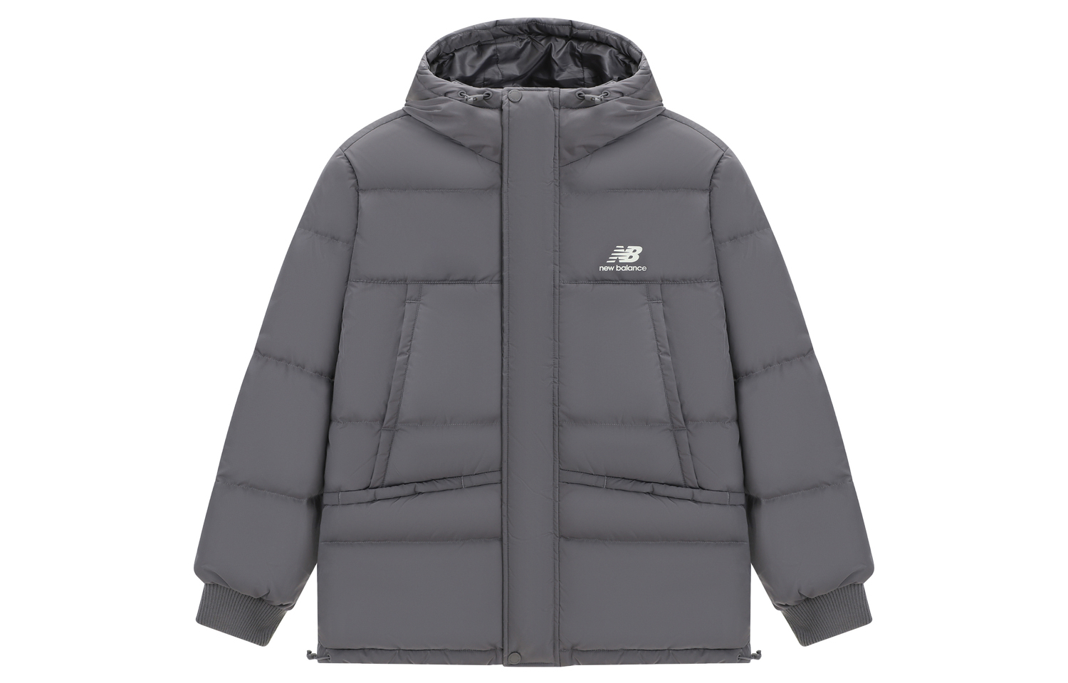 

New Balance Пуховая куртка стандартной версии, мужская, серая