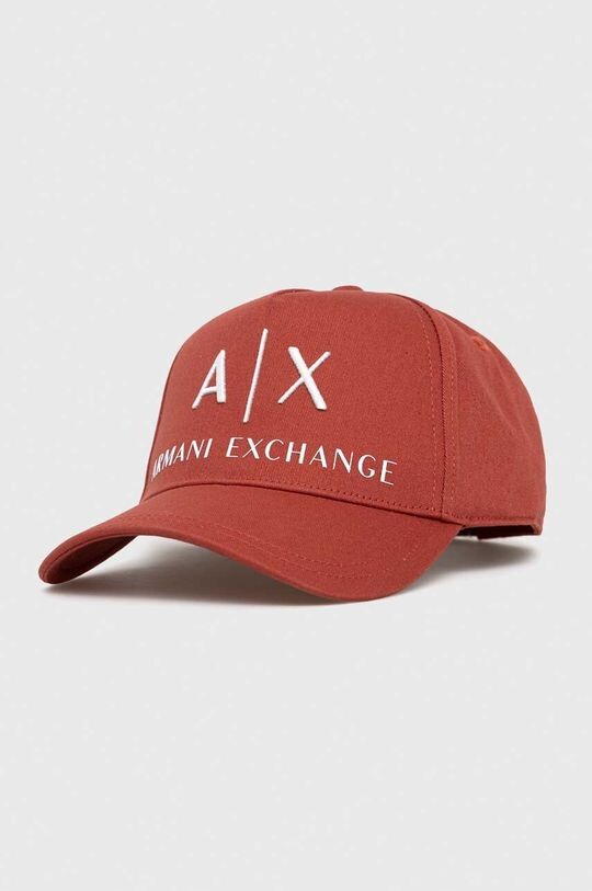 

Хлопчатобумажная шапка Armani Exchange, оранжевый
