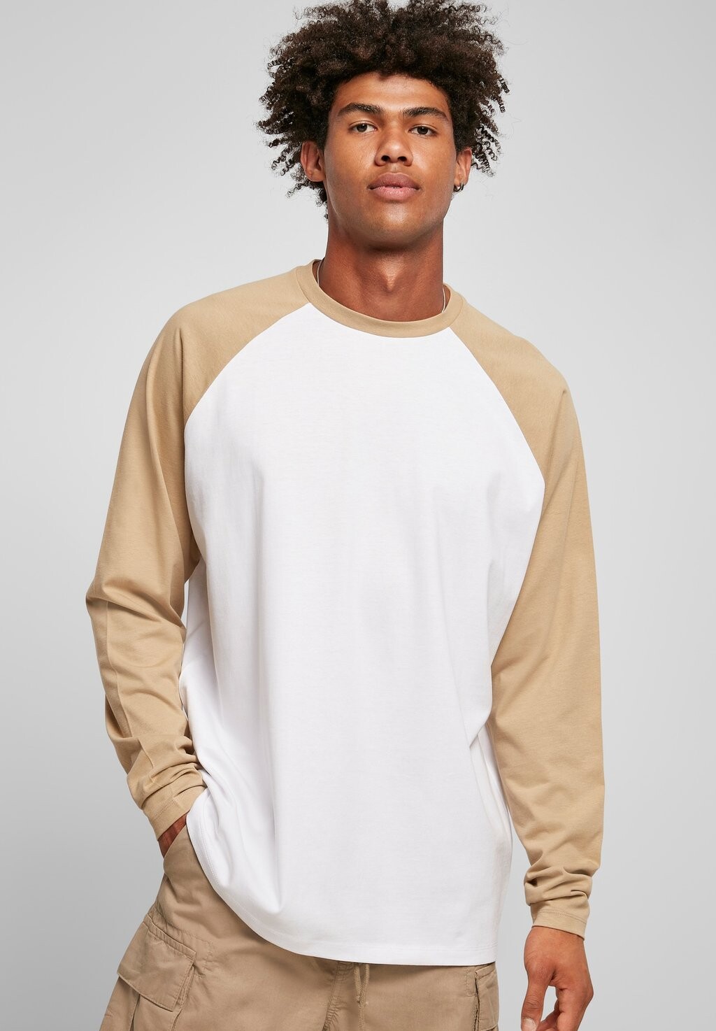 

Рубашка с длинным рукавом Urban Classics, цвет white unionbeige