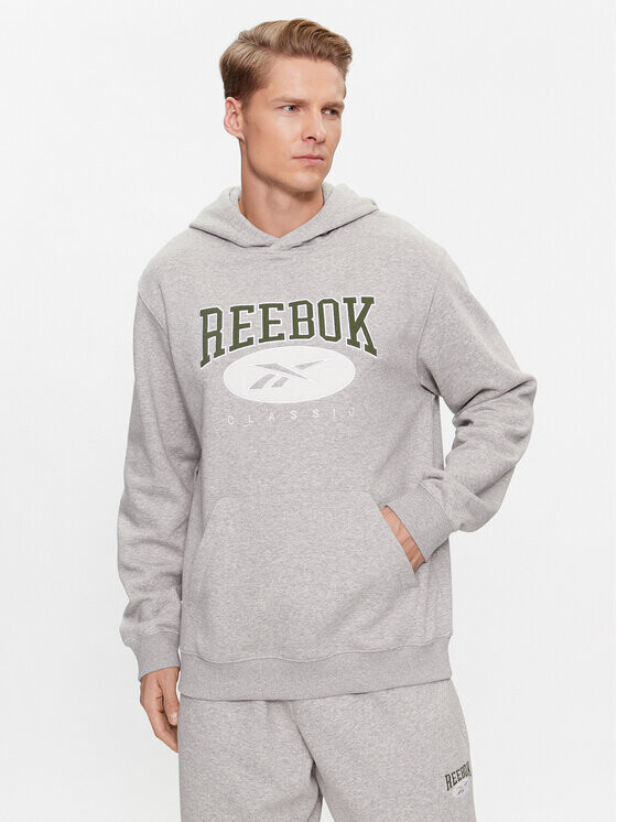 

Толстовка обычного кроя Reebok, серый