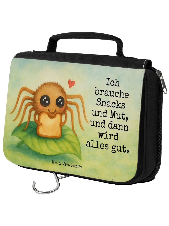 

Mr. & Mrs. Panda Косметичка с рисунком в виде паука, от Agathe Sandwich, белого цвета