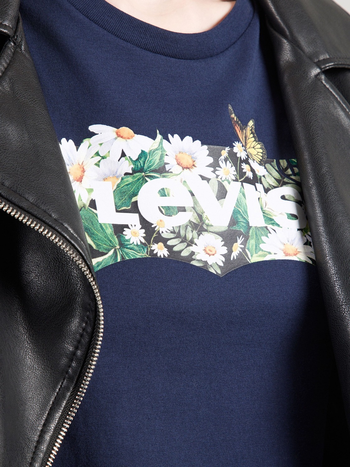 LEVI'S  Футболка 'The Perfect Tee' в цвете Marine Blue — фото 2