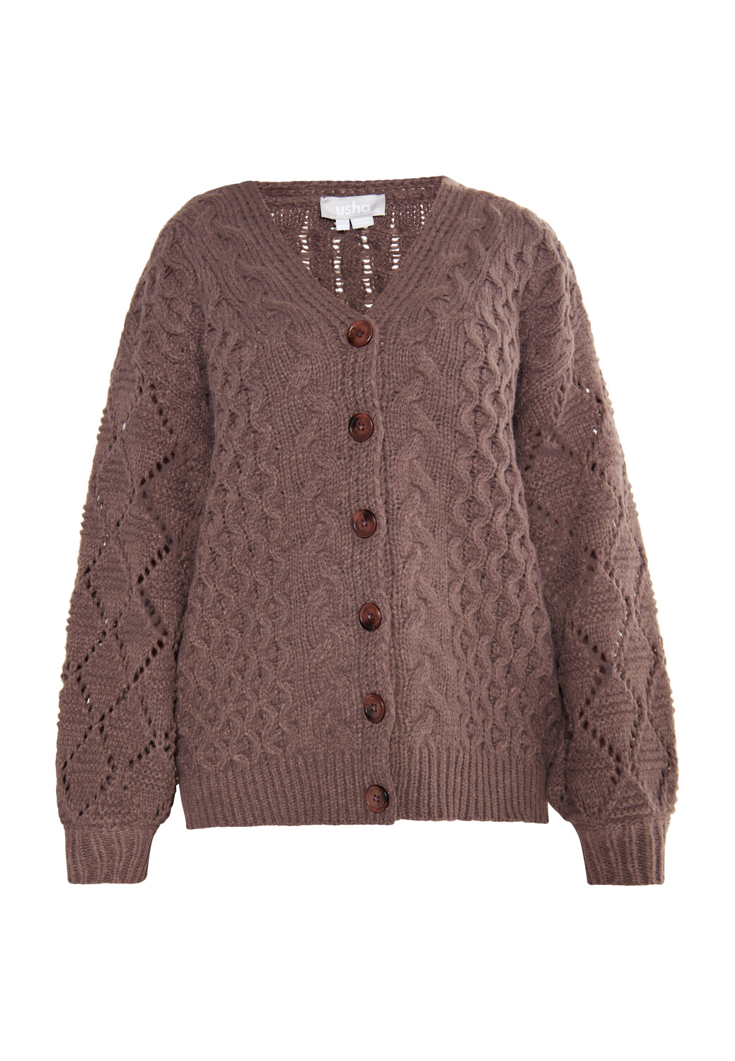 

Толстовка Usha Strickcardigan, коричневый