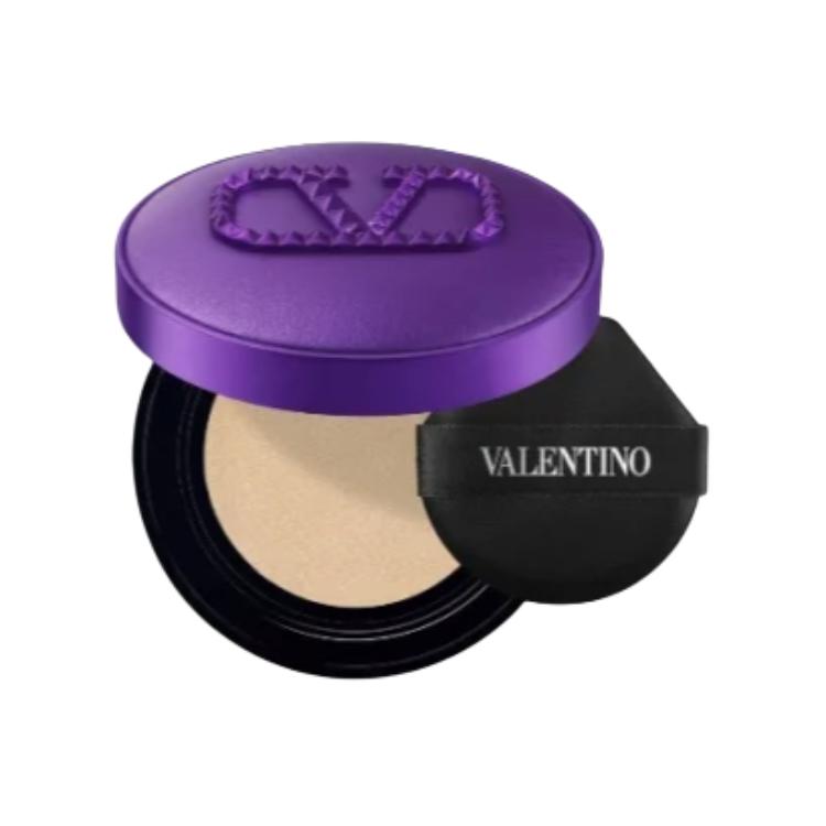 Valentino Wilderness Purple Limited Dewy Air Cushion тонирующий, выравнивающий тон кожи, осветляющий, натуральный 12g — фото 3