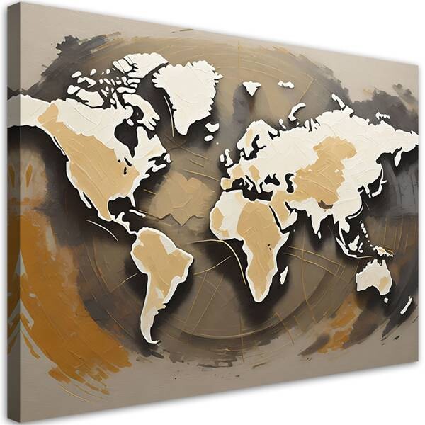 

Картина арт-принт KUNSTLOFT Global Canvas Symphony, коричневый