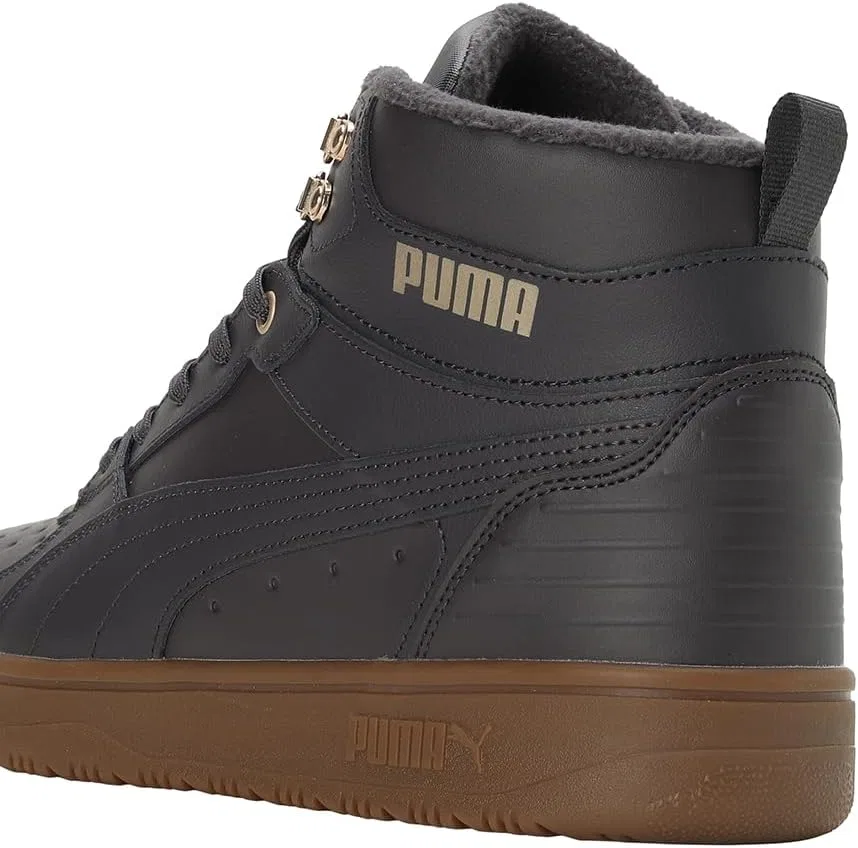 Кроссовки PUMA Unisex Rebound Rugged, Dark Coal Puma Gold Rubber — фото 4