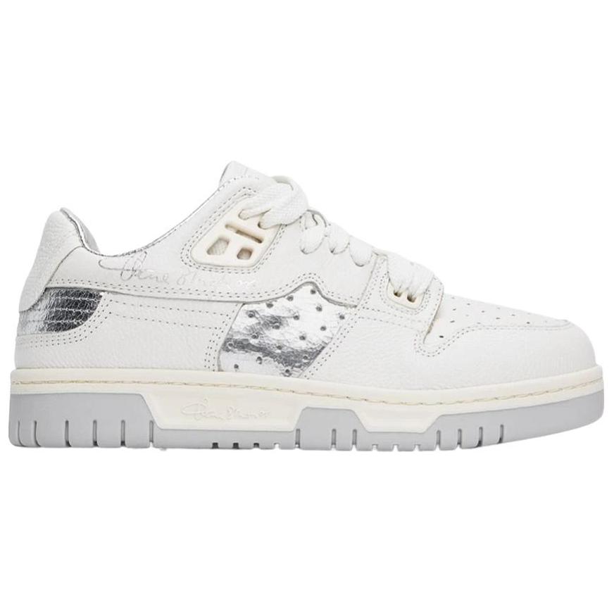 Низкие женские белые скейтерские кроссовки Acne Studios, Original Shoe Box Included — фото 4