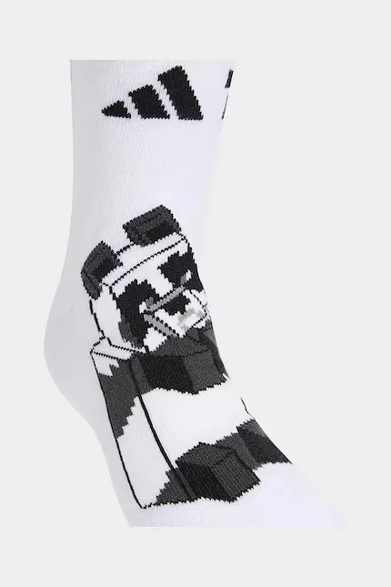Носки детские с принтом MINECRAFT 3 шт Adidas Performance, белый — фото 3