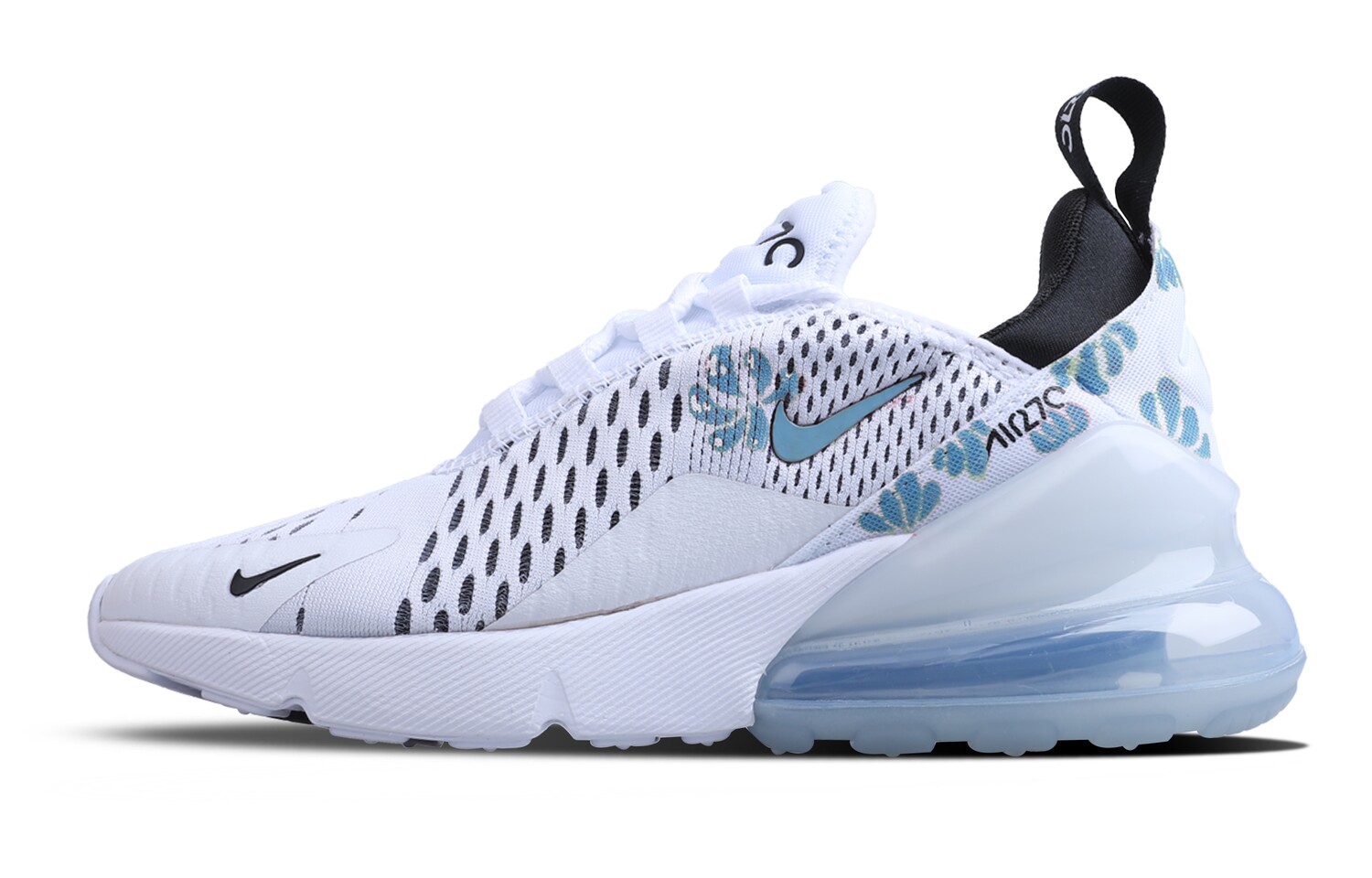 

Кроссовки Air Max 270 женские с низким верхом, синие/белые Nike