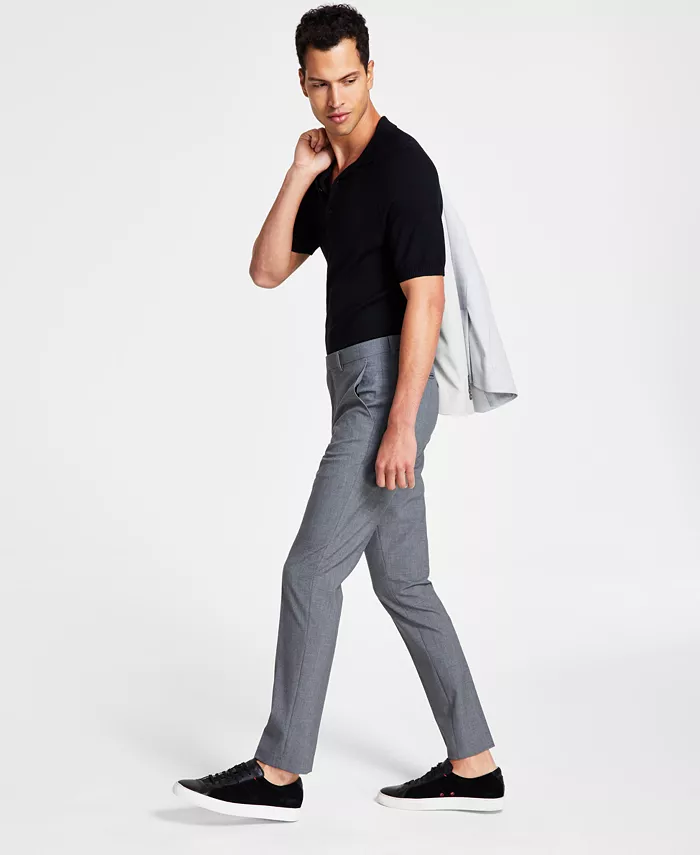 

Мужские бесконечно тянущиеся узкие брюки Calvin Klein, серый