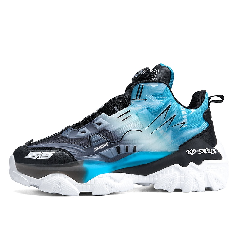 

King Jinmai Мужские мид-топы чанки сникерсы черно-зеленые, цвет Black Green