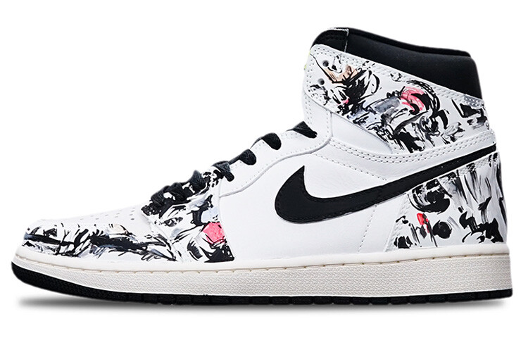 

Кроссовки Air JORDAN 1 Vintage Basketball Shoes Unisex High-Top Black Red/Blue