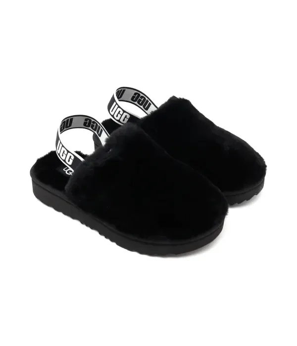 Кожаные домашние туфли K FLUFF YEAH CLOG Ugg, черный — фото 2