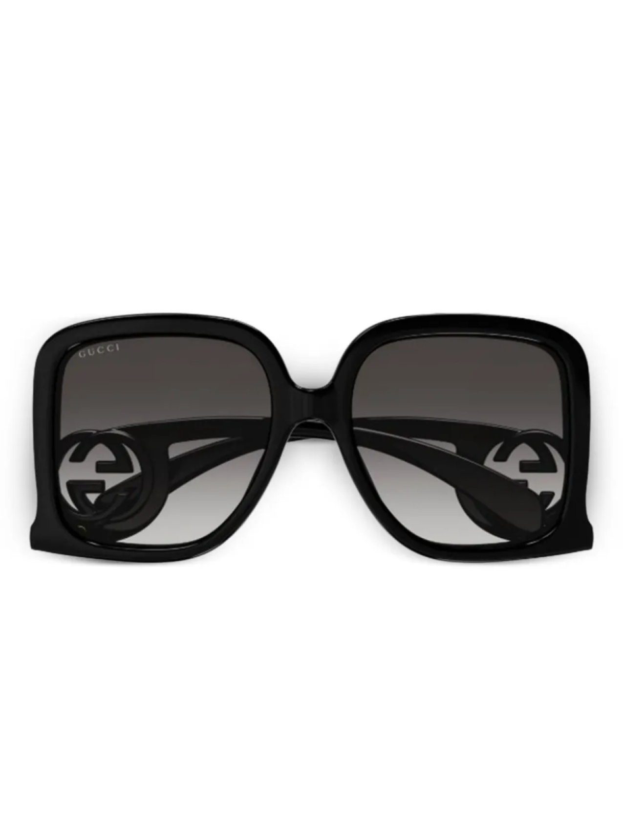 

Солнцезащитные очки Gucci Eyewear с квадратным логотипом GG, черный
