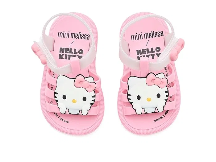Сандалии Mini Melissa Hip + Hello Kitty And Friends, Pink/White — фото 3