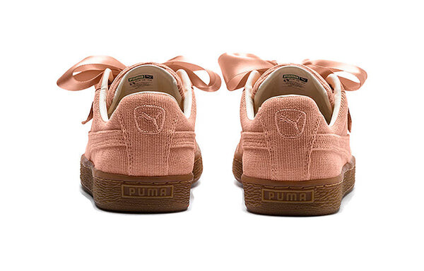 Кроссовки basket heart corduroy 'pink brown' Puma, розовый — фото 4