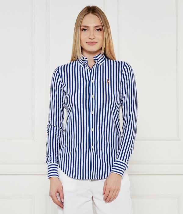 

Рубашка Slim fit Polo Ralph Lauren, синий