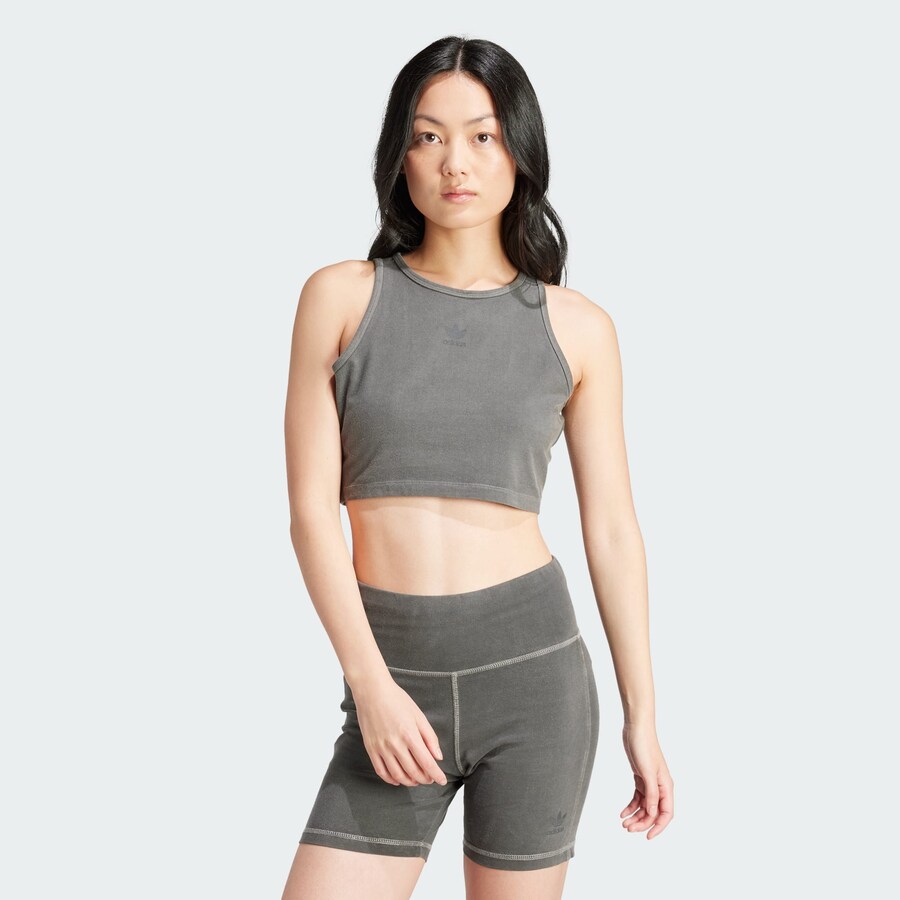 Топ ADIDAS ORIGINALS Essentials+, серый — фото 2