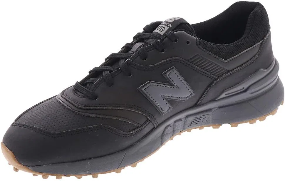 Мужские кроссовки для гольфа New Balance, черный/серый — фото 4