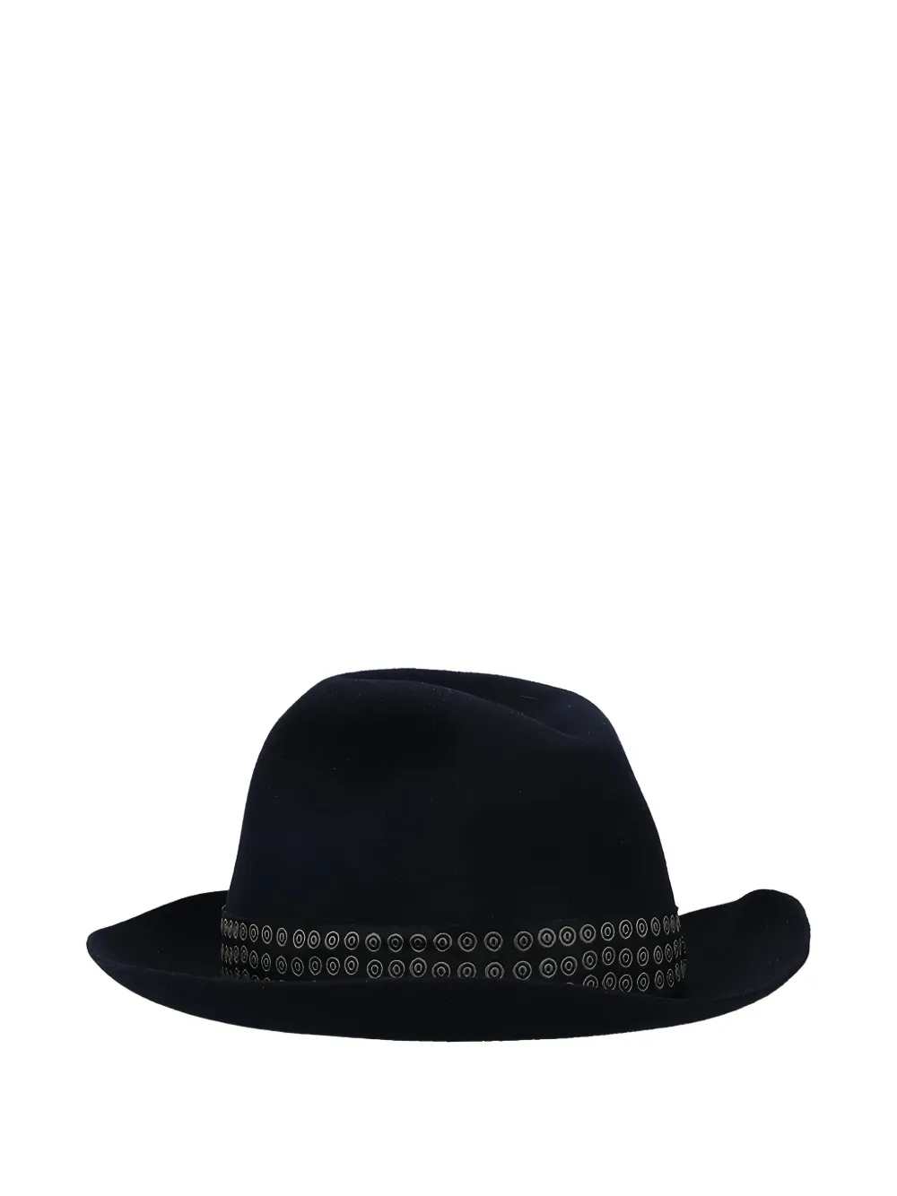 

Шляпа-федора Corso Como из 10 шт., украшенная лентами Borsalino, синий