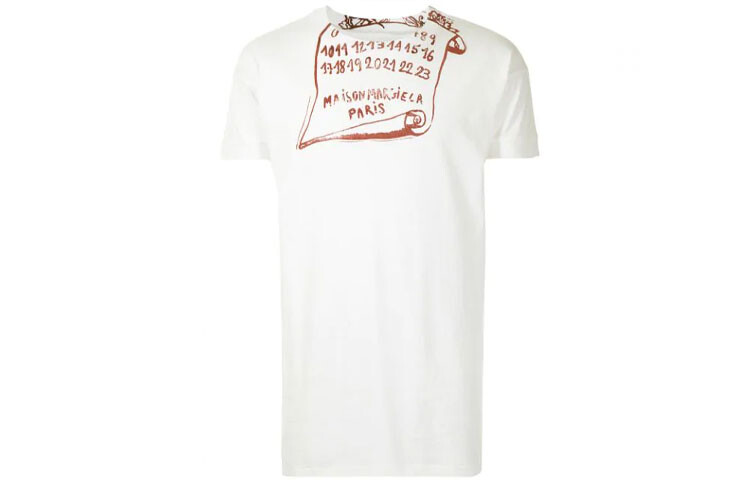 

Футболка мужская белая Maison Margiela, белый