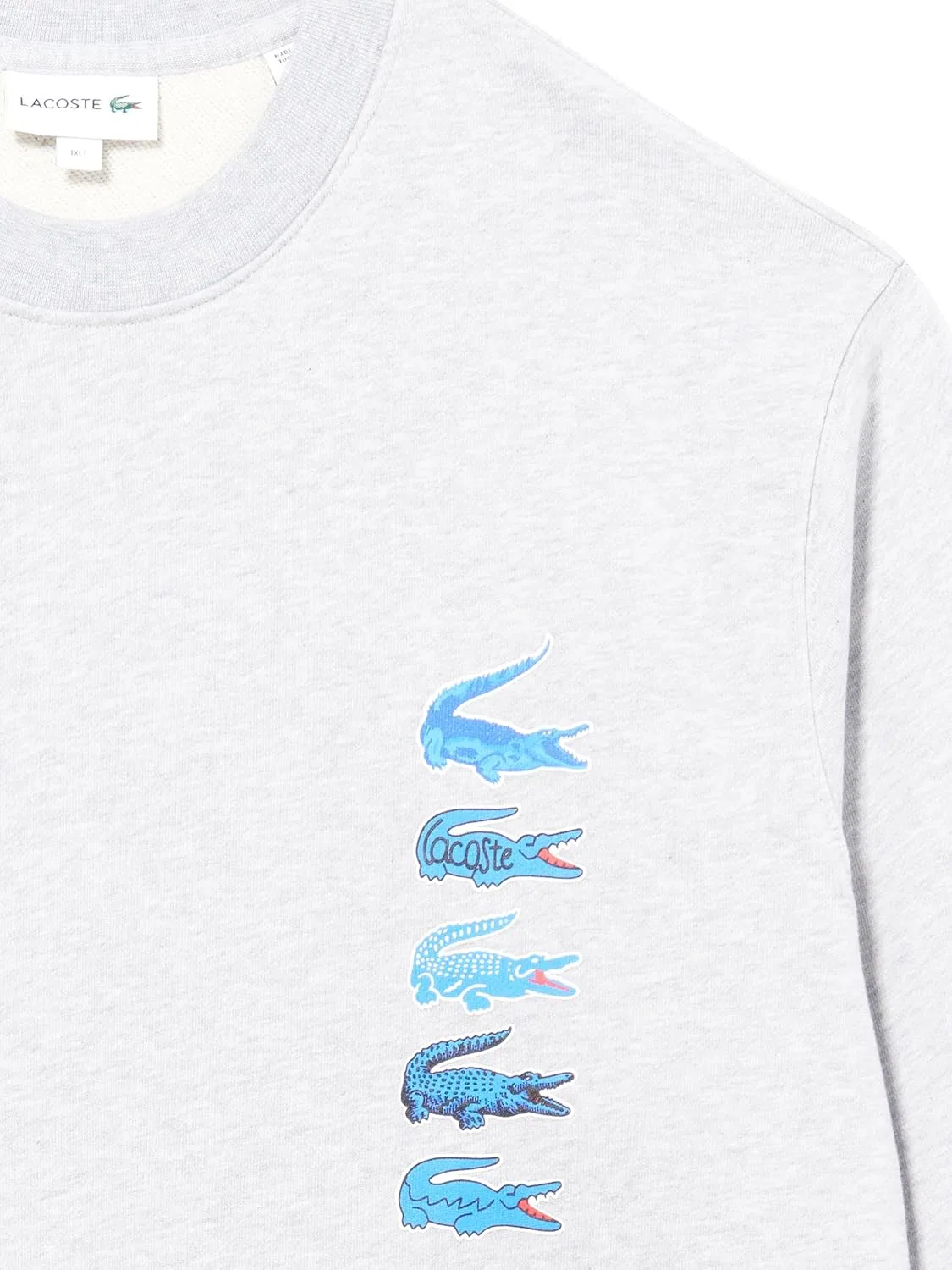 Мужская толстовка Lacoste с монограммой - удлиненный крой — фото 2