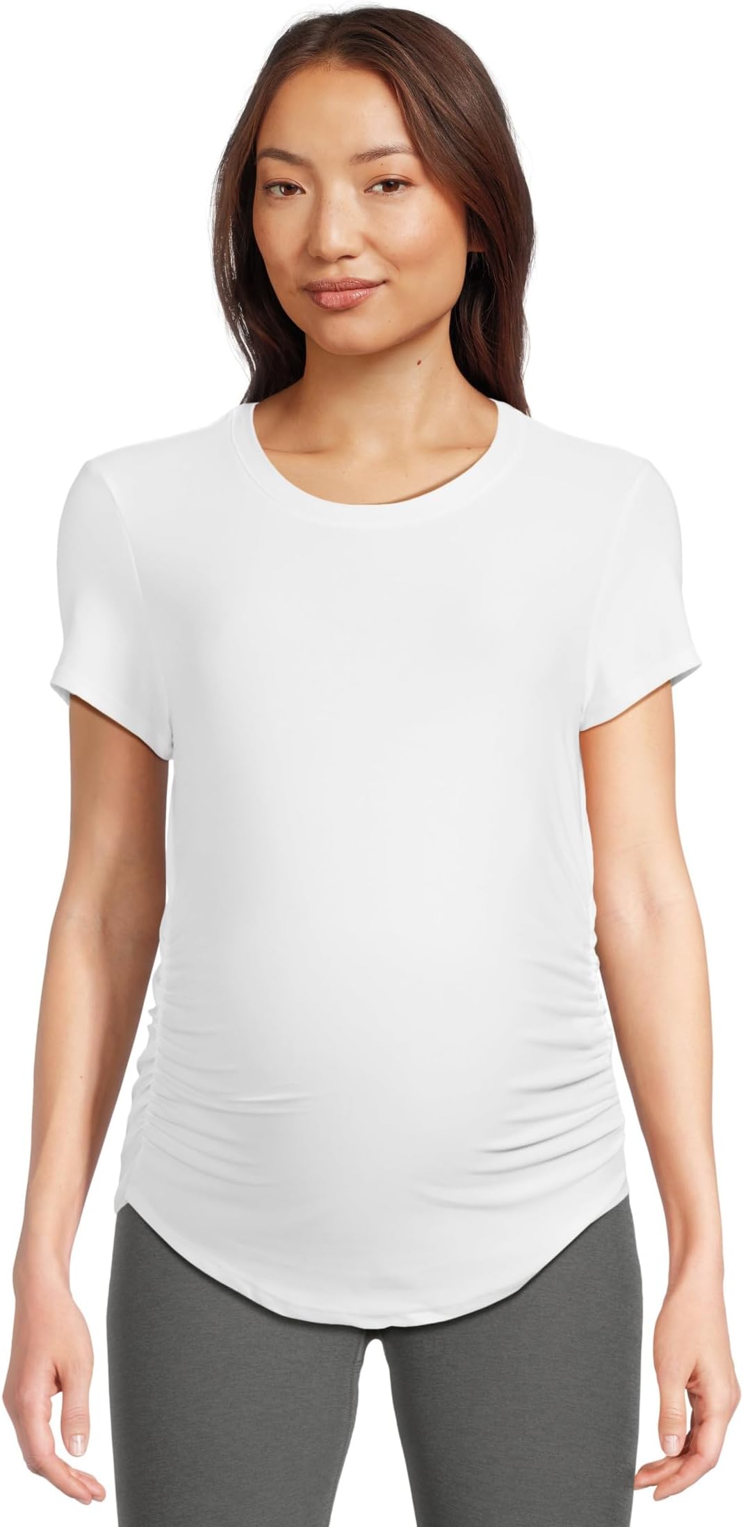 

Футболка Beyond Yoga Featherweight One And Only Maternity Tee, цвет Cloud White