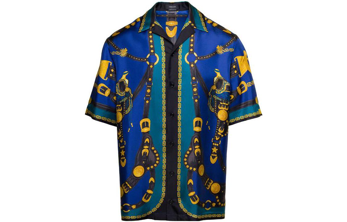

VERSACE Рубашка мужская, синий