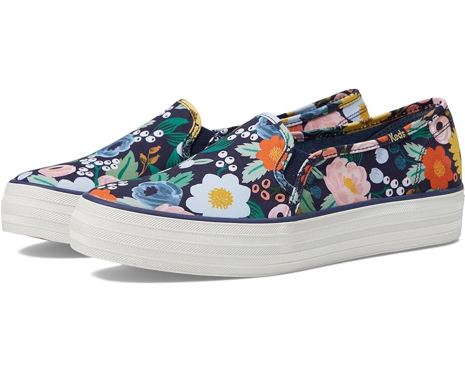 

Кроссовки Keds Keds X Rifle Paper Triple Decker Vintage Blossom, темно-синий