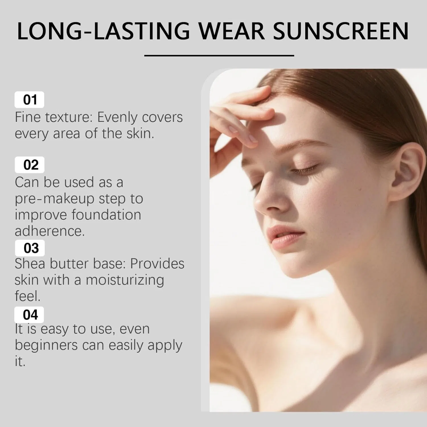 Увлажняющий солнцезащитный крем SPF 50, 3 шт. Generisch, 3Pcs — фото 3
