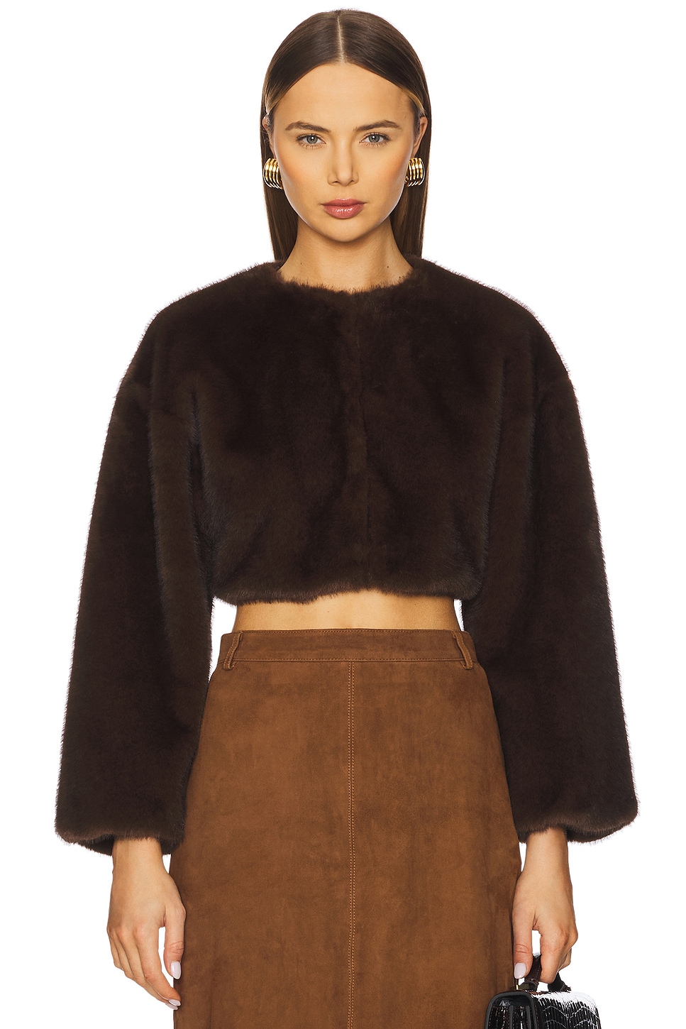 

Куртка из искусственного меха Rowdie Lamarque, walnut