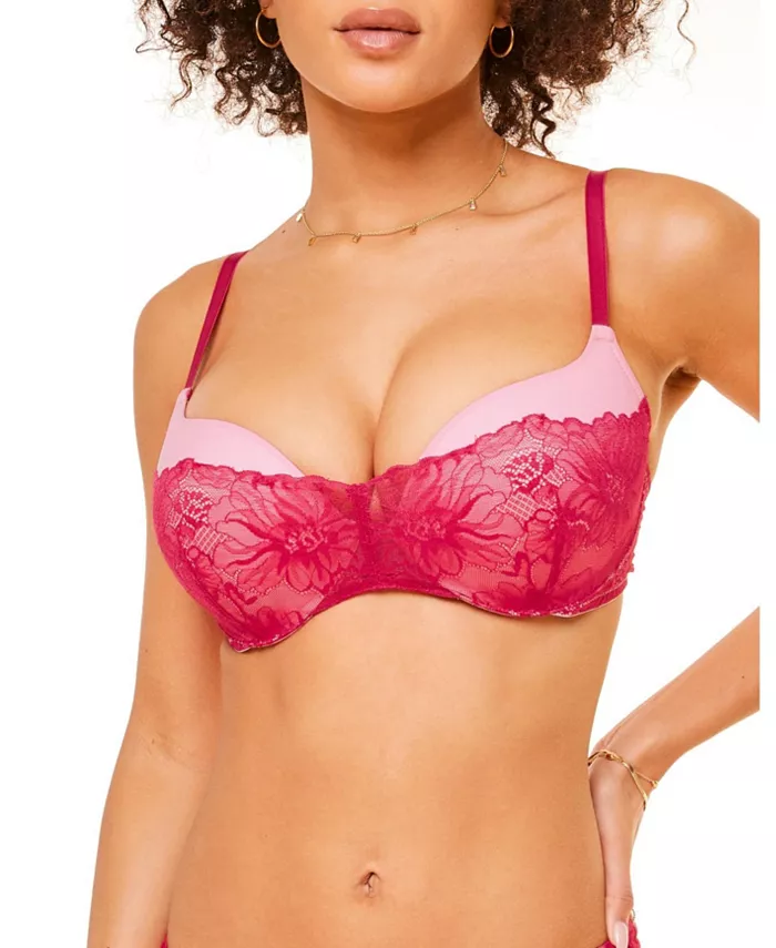 

Женский бюстгальтер Cyla Push Up Plunge с эффектом пуш-ап Adore Me, розовый
