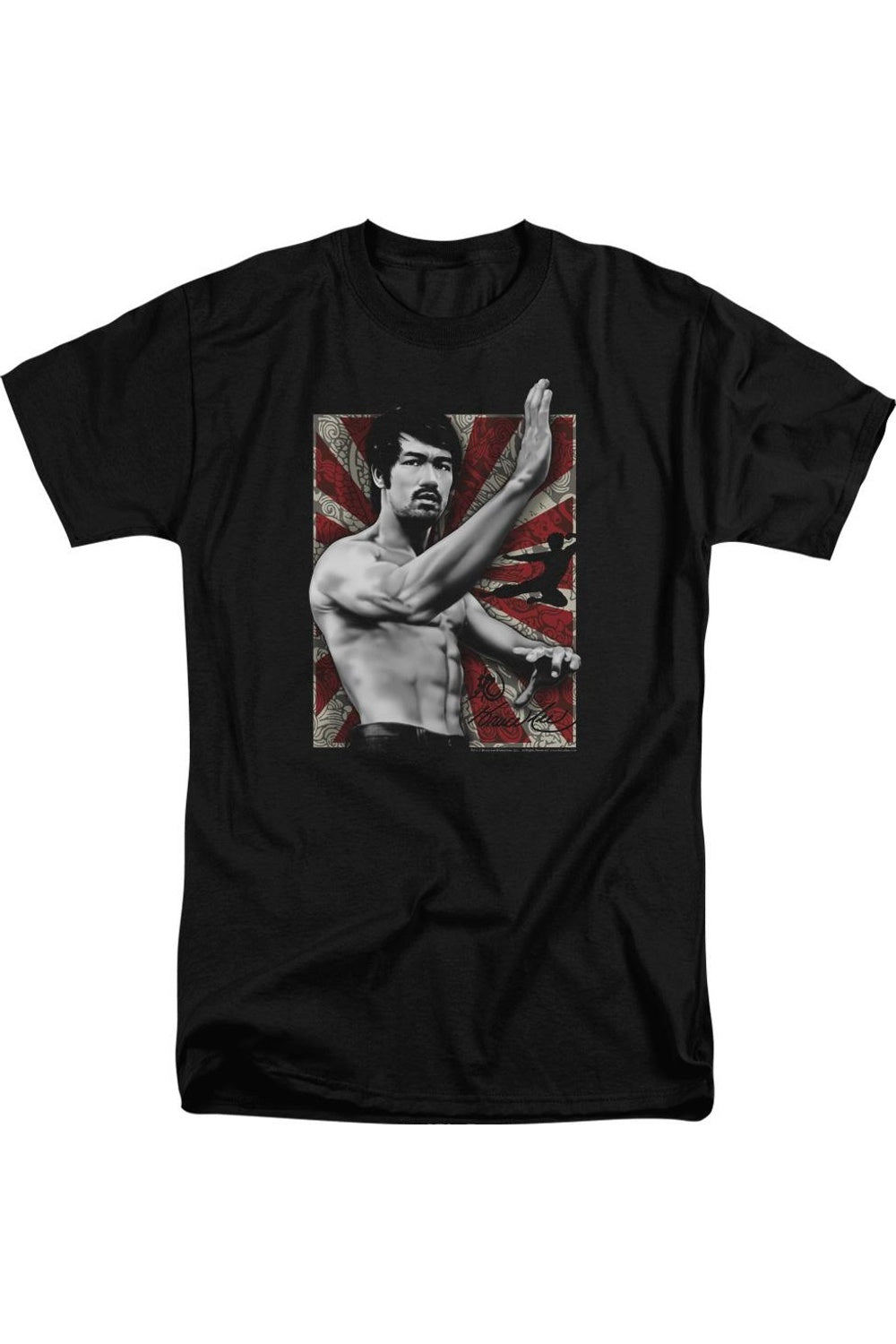 

Футболка с коротким рукавом для взрослых Bruce Lee Concentrate Gildan, черный