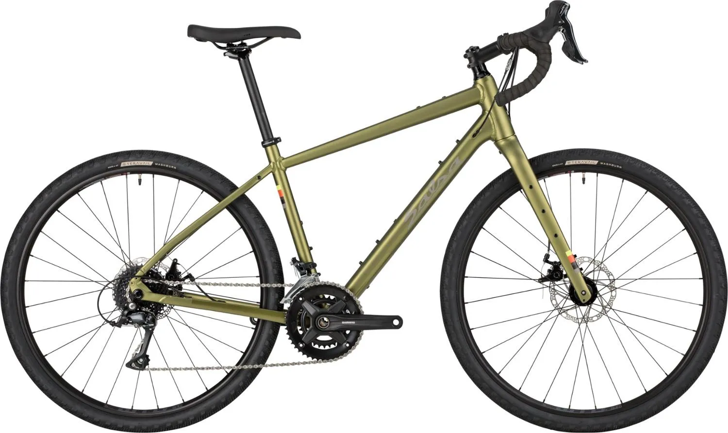 

Путешественник Sora 650b Велосипед Salsa, Green