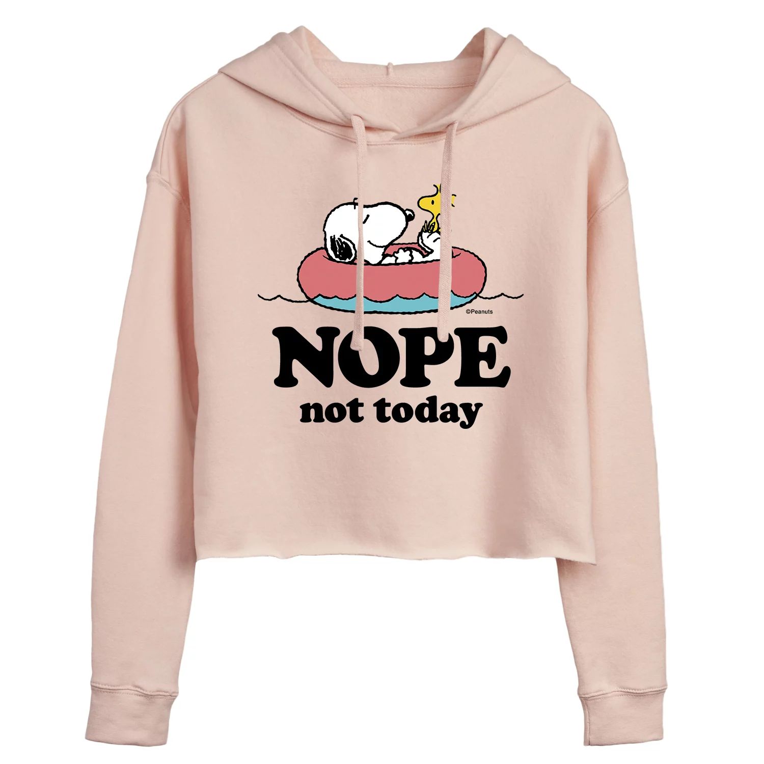 

Укороченное худи с рисунком Peanuts Juniors "Nope Not Today" Licensed Character